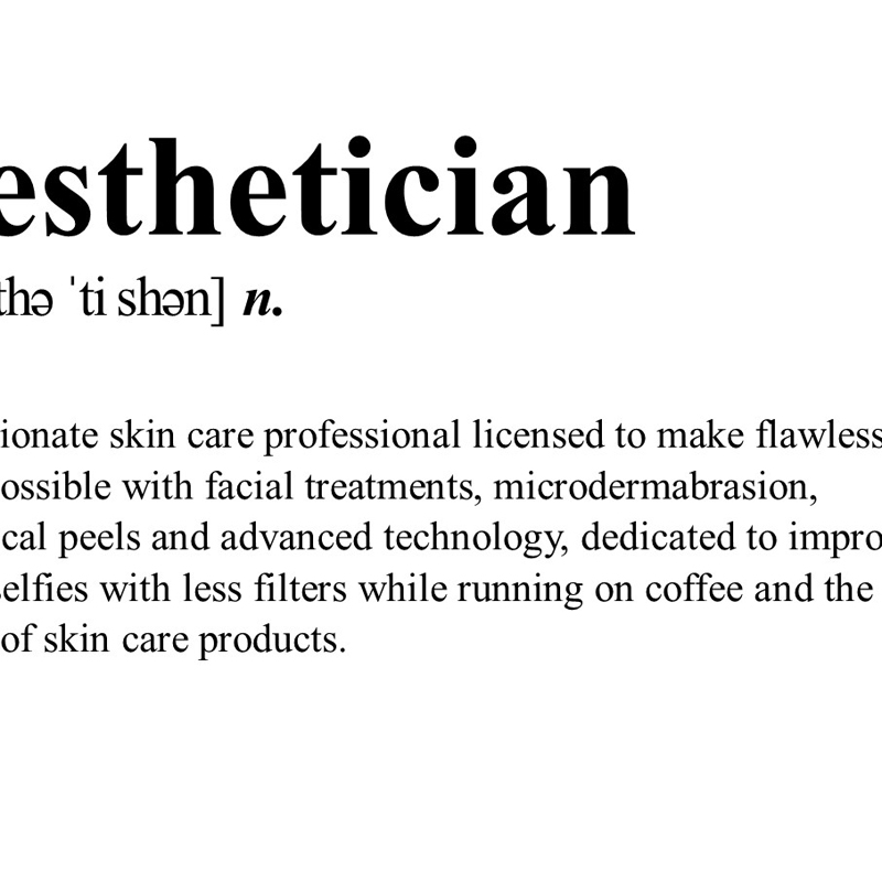 Эстетическое определение, холс – обзор и цена Skincare Quote